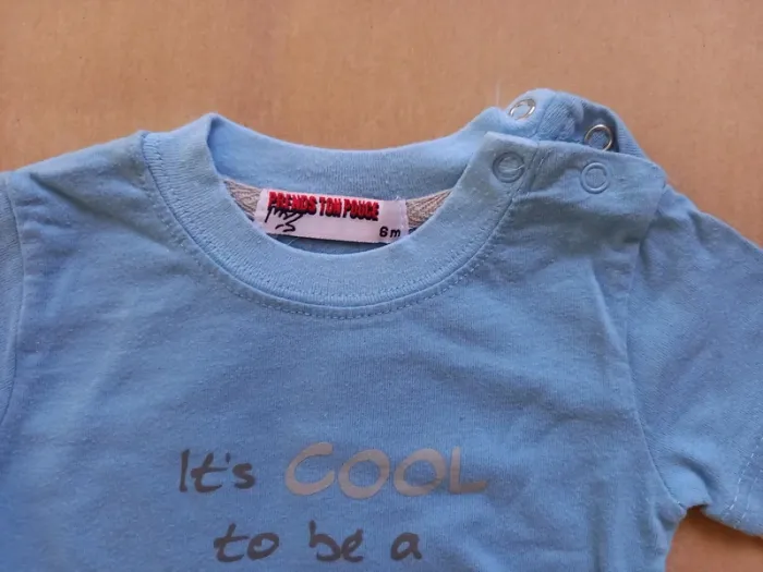 Lot 2 T-shirts ML 6 mois - photo numéro 2