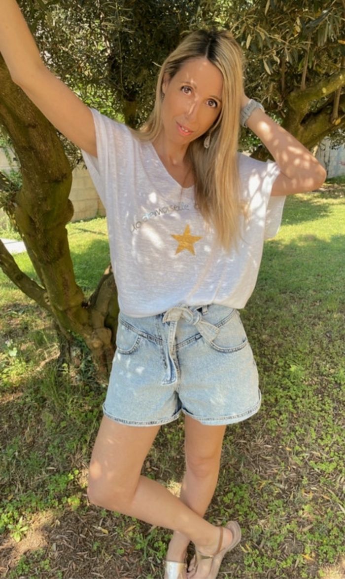 Tee-shirt tendance taille unique