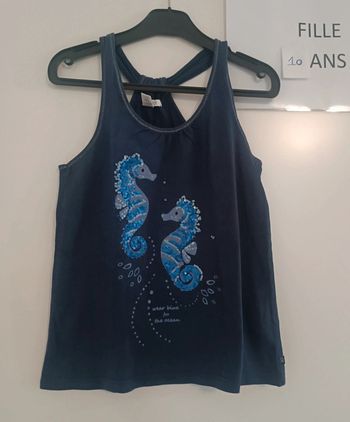 Débardeur hippocampes Okaïdi 10 ans