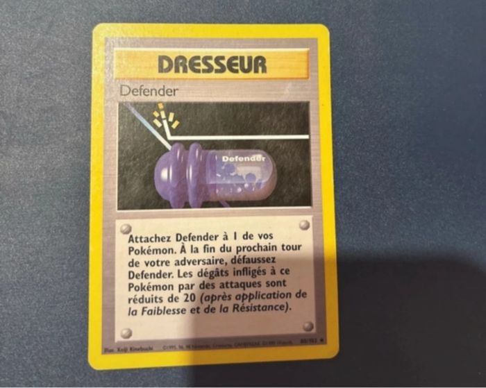 Carte Pokémon Wizards Défendeur 80/102 Set de base