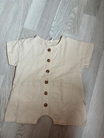 Combishort beige 3/6 mois