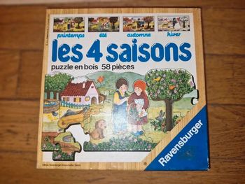 Puzzle bois les 4 saison Ravensburger