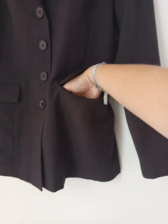 Blazer long chic femme - photo numéro 2