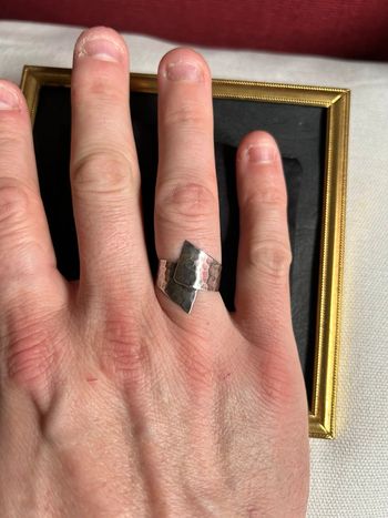 Bague fantaisie argent