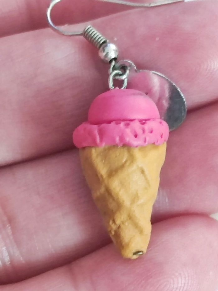 Boucles d'oreilles glace - photo numéro 5