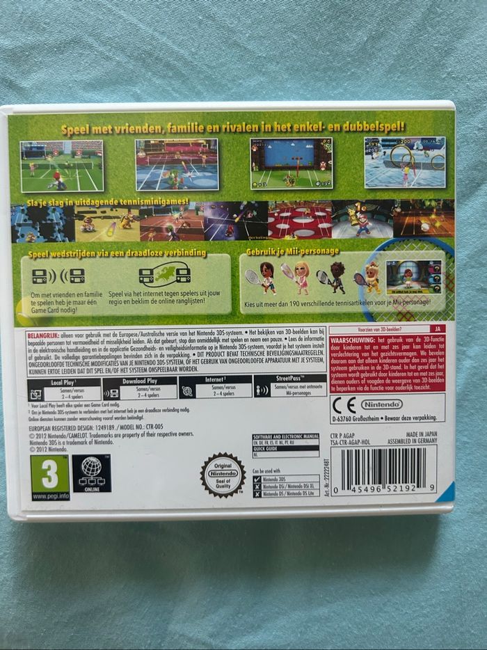 Jeux Mario tennis open - photo numéro 2