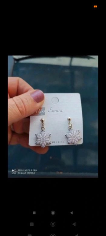 Boucles d'oreilles lilas
