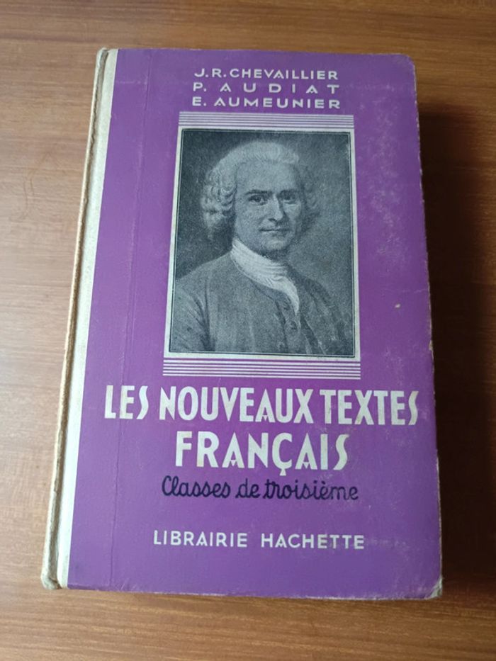 Livre ancien les nouveaux textes de français