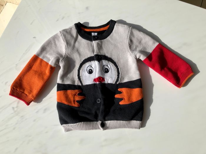 Gilet thème pingouin