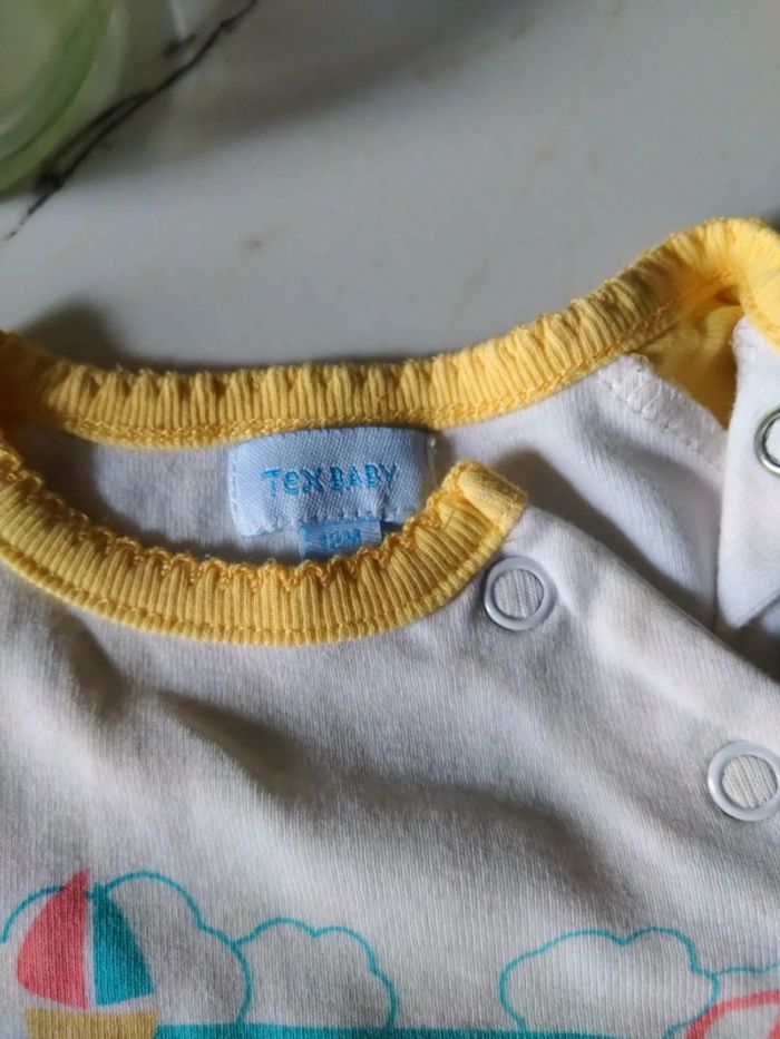 Lot de 3 combinaisons bébé fille de 12 mois Tex - photo numéro 3