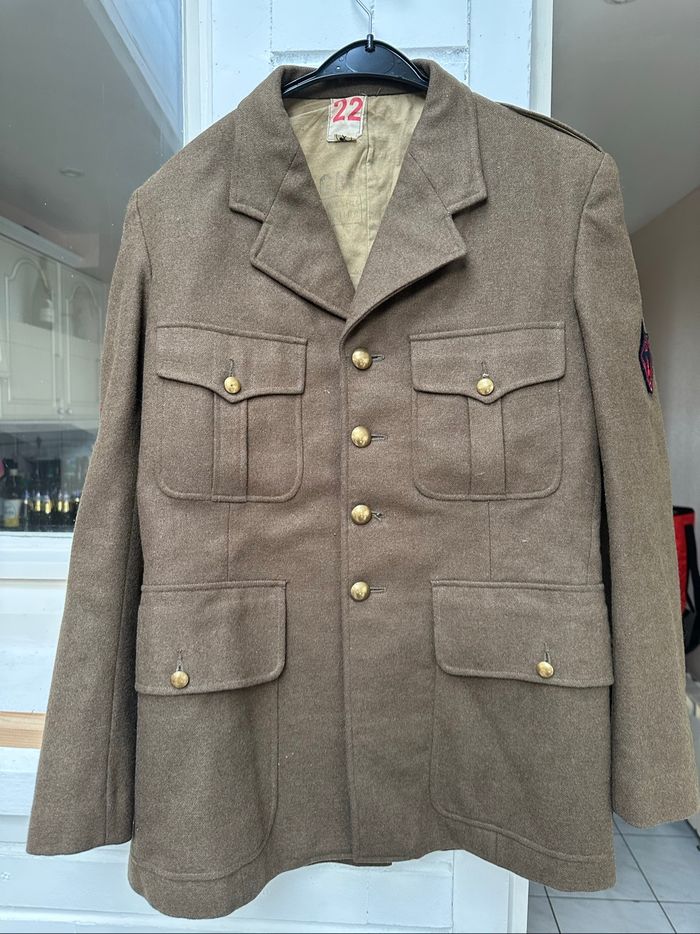 Vareuse Militaire, Veste De Sortie 23 RI , Époque Algérie