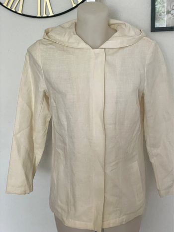 Veste légère en Lin à capuche