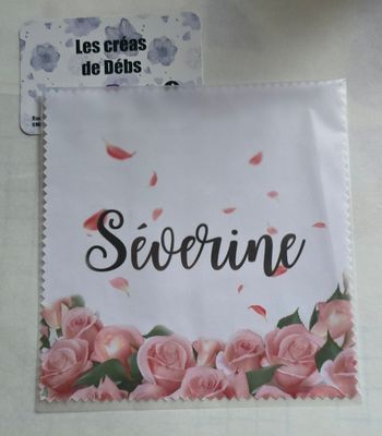 Lingette de lunettes personnalisée