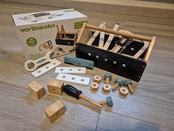Caisse a outils en Bois - Vertbaudet
