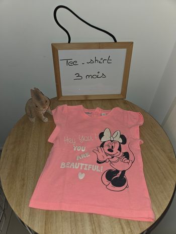 Tee-shirt minnie 3 mois 