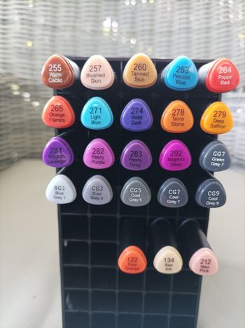 Feutres Twinmarkers triangulaires (fin)