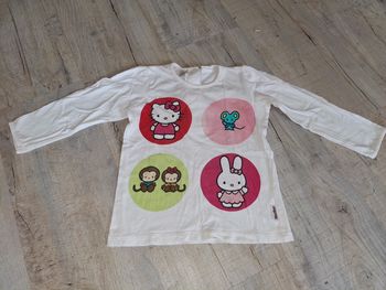 Tee shirt manche longue fille 12-18 mois