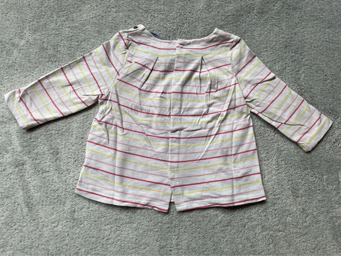 Tee shirt manches longues, 9 mois - photo numéro 2