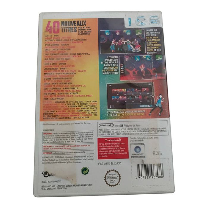 Jeu Just dance 2017 sur wii - photo numéro 2