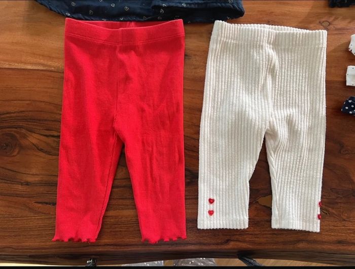 Ensemble tunique legging fille 9 mois - photo numéro 2