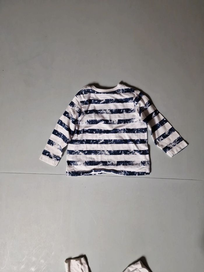 Lot tee-shirts + bodies manches longues - photo numéro 3