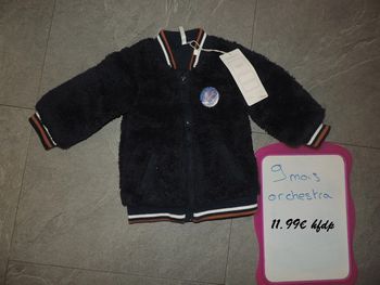 veste chaude orchestra taille 9 mois neuf