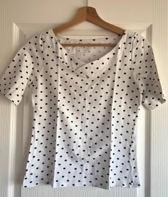 Tee-shirt blanc à poids - photo numéro 3