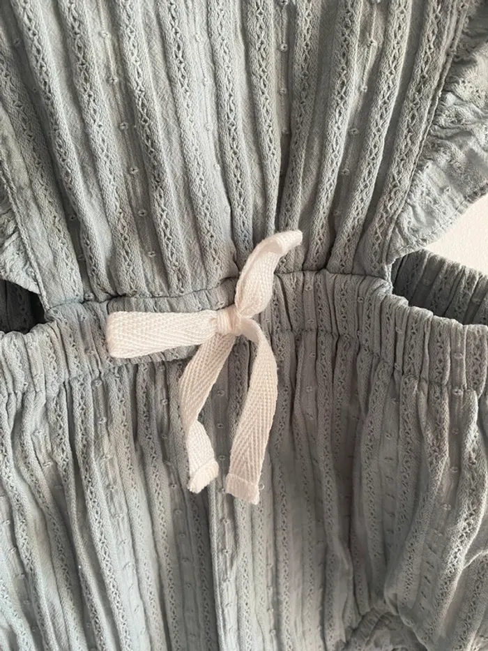 Ensemble mère fille pat pat robe femme body fille vert d’eau - photo numéro 10