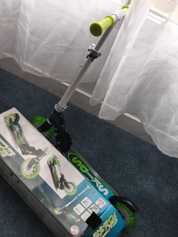 Trottinette  lumières LED.