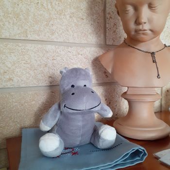 Doudou Bébé Hippopotame