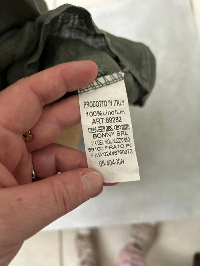 Blouse sans manches puro lino - photo numéro 4