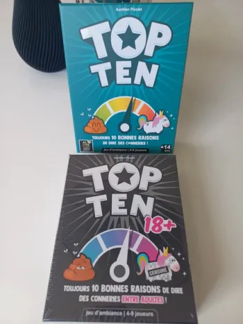 Lot Top Ten 14+ Top Ten 18+ neufs (blister)