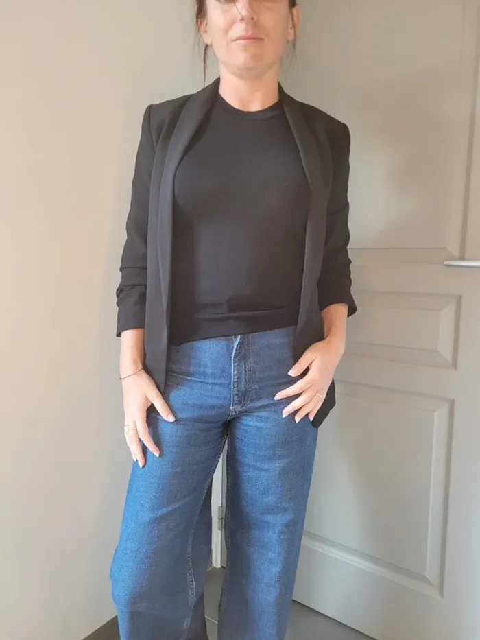 Veste blazer tailleur 36 taille S noir