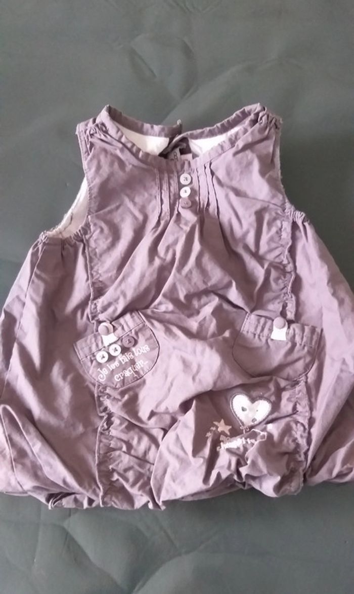 Robe Kimbaloo forme tulipe taupe