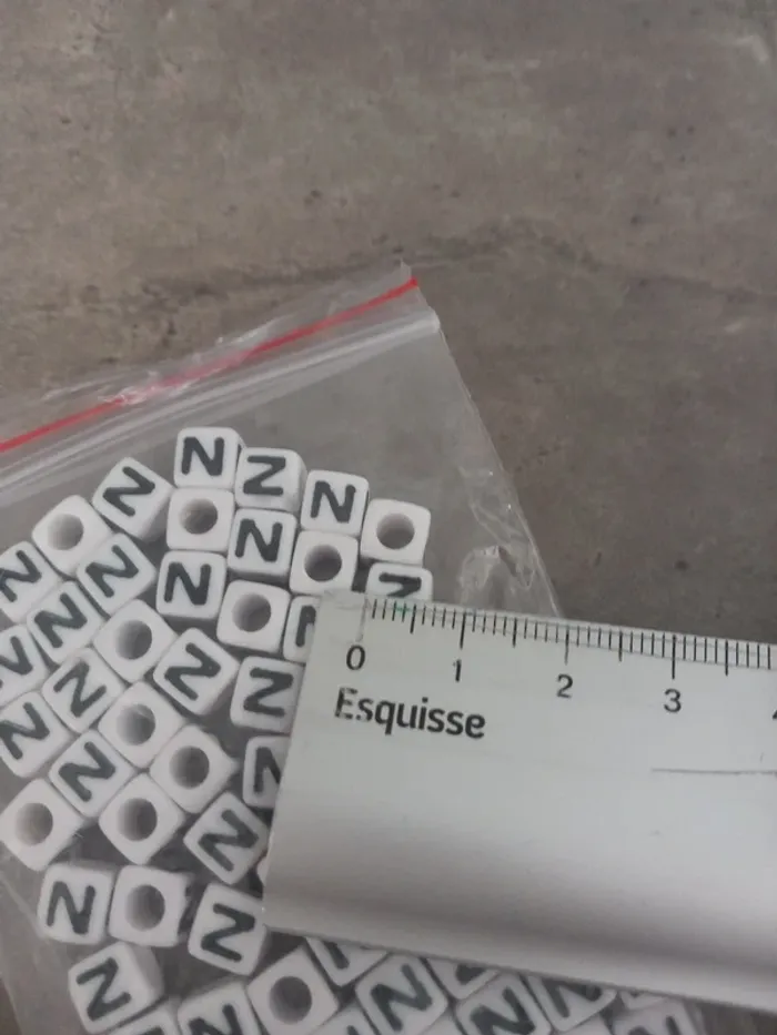 Perles lettres - photo numéro 2