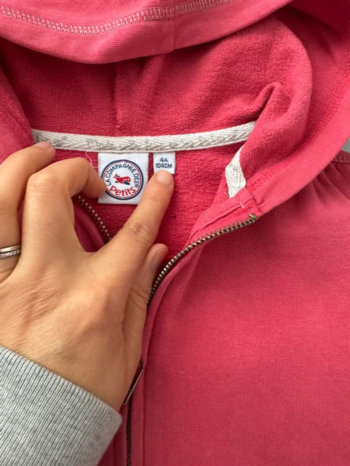 Gilet à capuche la compagnie des petits - photo numéro 2