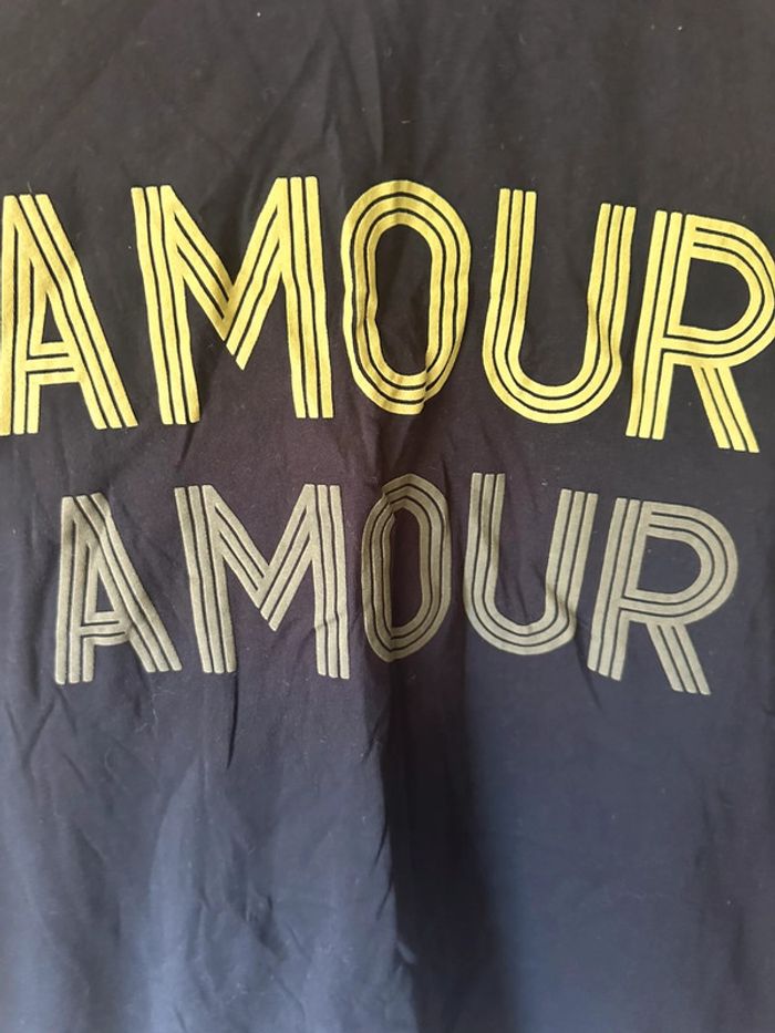 Tee shirt noir MS mode - photo numéro 2