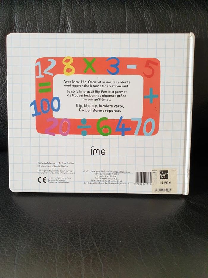 Super livre éducatif et amusant pour se familiariser avec les chifffres - photo numéro 2
