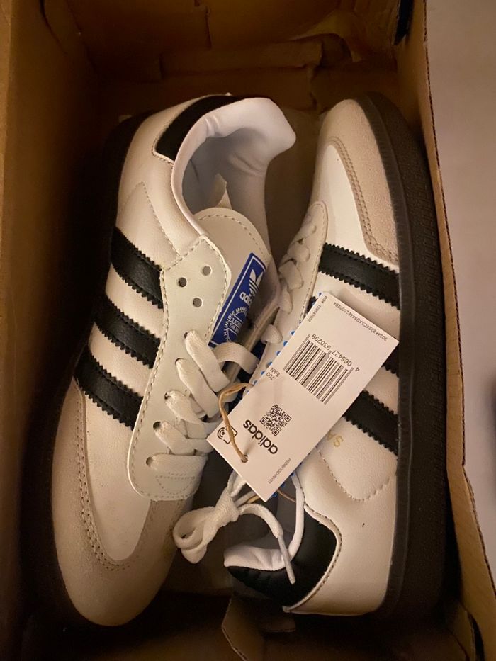 Adidas Samba White Black - taille 38 - Neuve avec étiquette - photo numéro 2