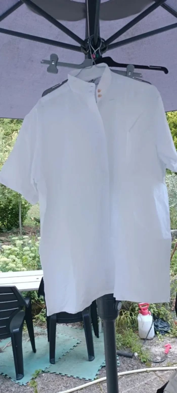 Chemisier blanc femme