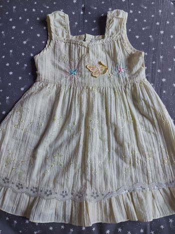 Robe été fleurs brodés 