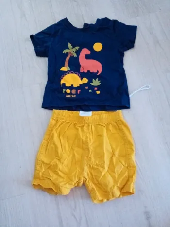 Ensemble short tee-shirt 6mois