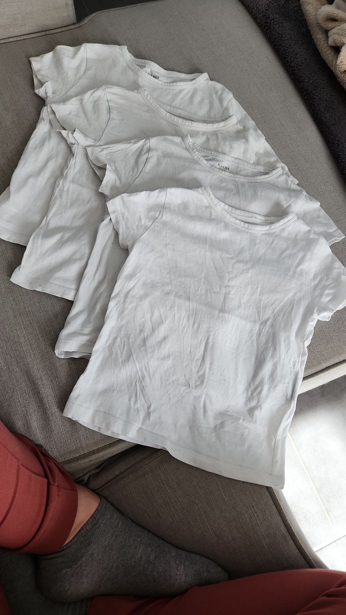 Lot de 4 maillots de corps Kiabi