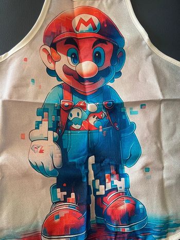 Tablier mario enfant
