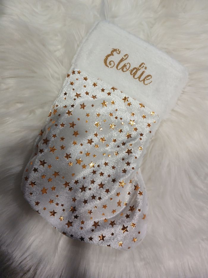 Chaussette de Noël personnalisée Elodie