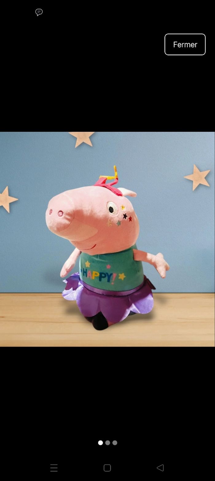 Peluche Peppa pig - photo numéro 2