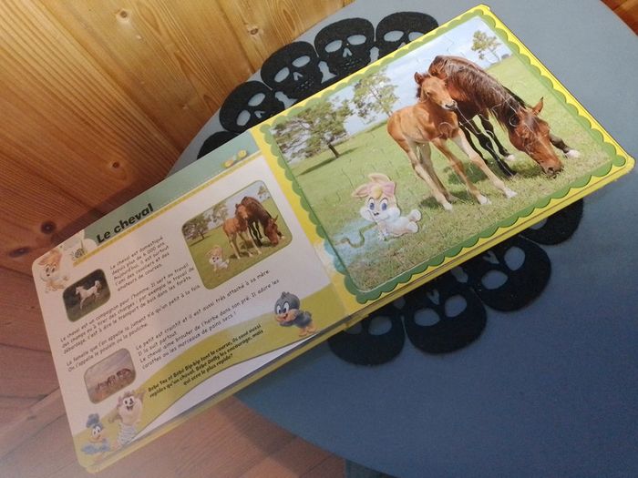 Livre puzzle les animaux de la ferme - photo numéro 10