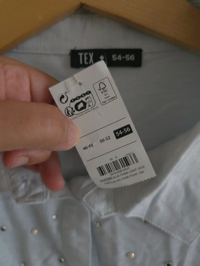 Chemise perlés grande taille neuve - photo numéro 9