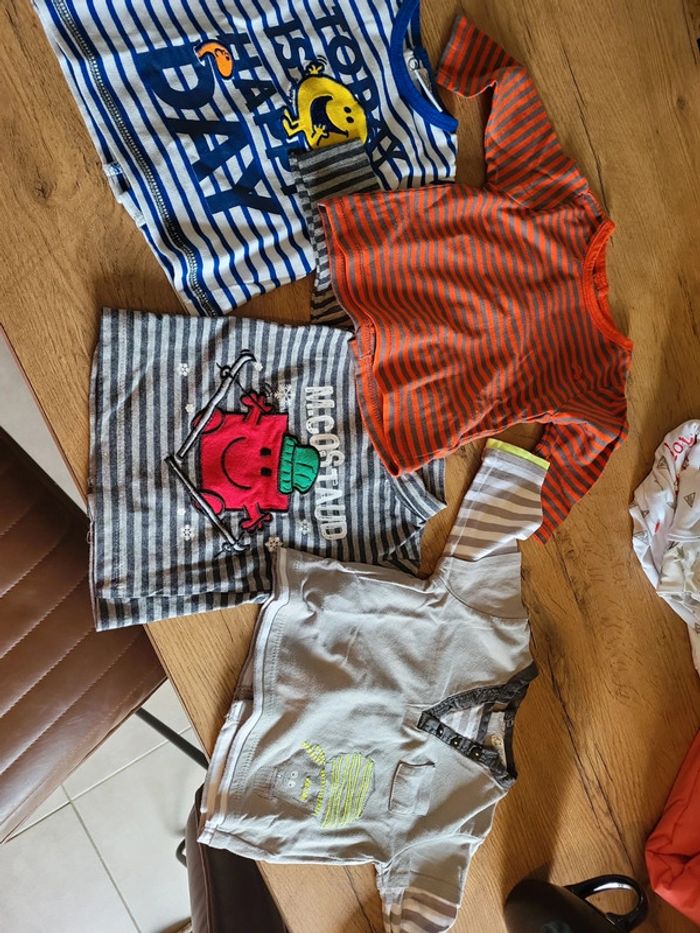 Lot de 4 tee shirt manches longues