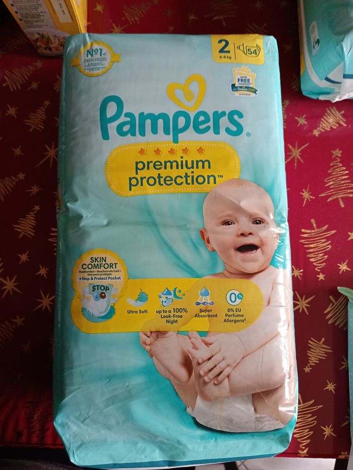Couches pampers premium protection taille 2